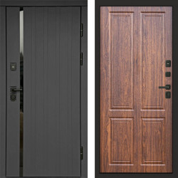 Входная дверь Termo-Door Роял Графит - Без серии Орех стандарт