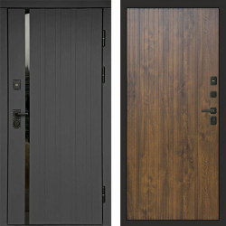 Входная дверь Termo-Door Роял Графит - Flat Дуб