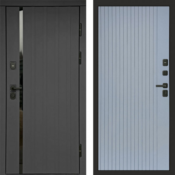 Входная дверь Termo-Door Роял Графит - Flat Grey софт