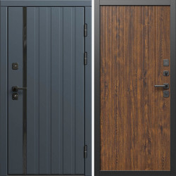 Входная дверь Termo-Door Роял Графит - Флэт Дуб