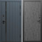 Входная дверь Termo-Door Роял Графит - Горизонт бетон темный