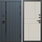 Входная дверь Termo-Door Роял Графит - Горизонт Слоновая кость