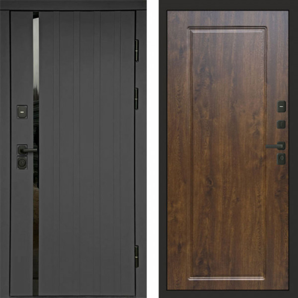 Входная дверь Termo-Door Роял Графит - Гранд Дуб