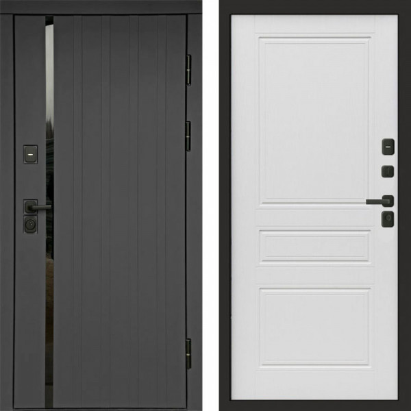 Входная дверь Termo-Door Роял Графит - Классика лиственница