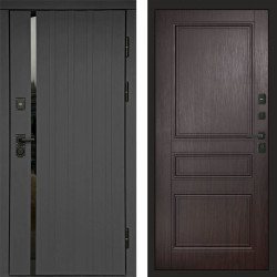 Входная дверь Termo-Door Роял Графит - Классика венге