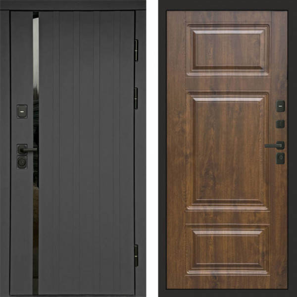 Входная дверь Termo-Door Роял Графит - Лион Дуб