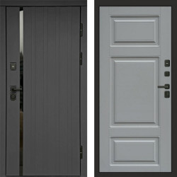 Входная дверь Termo-Door Роял Графит - Лион Grey софт