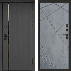 Входная дверь Termo-Door Роял Графит - Лучи бетон темный