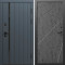 Входная дверь Termo-Door Роял Графит - Лучи бетон темный