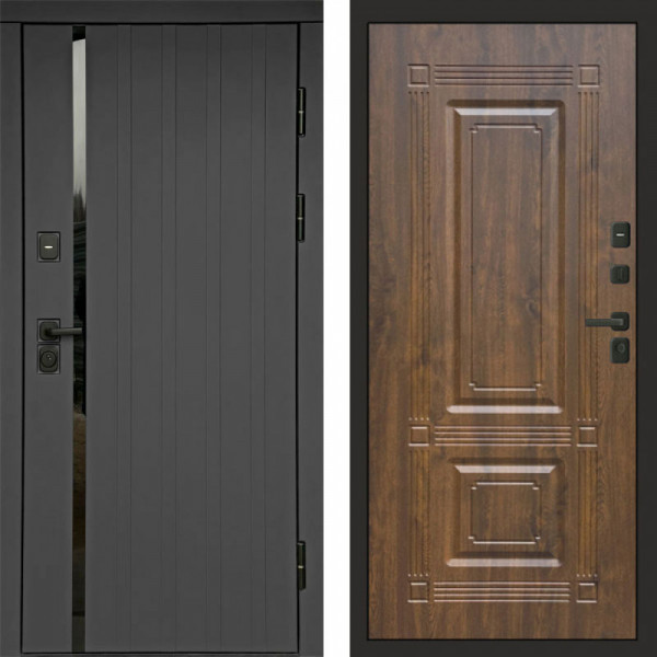 Входная дверь Termo-Door Роял Графит - Мадрид Дуб