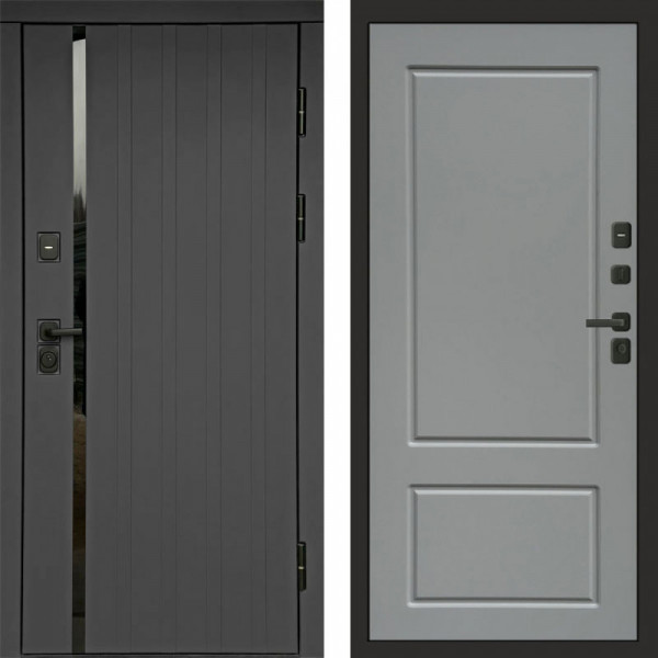 Входная дверь Termo-Door Роял Графит - Марсель Grey софт
