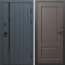 Входная дверь Termo-Door Роял Графит - Марсель Шоколад