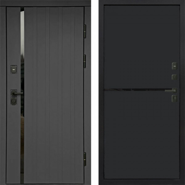 Входная дверь Termo-Door Роял Графит - Нео Black
