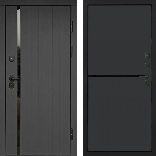 Входная дверь Termo-Door Роял Графит - Нео Графит