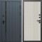 Входная дверь Termo-Door Роял Графит - Страйп Слоновая Кость