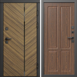 Входная дверь Termo-Door Санрайз - Без серии Орех стандарт