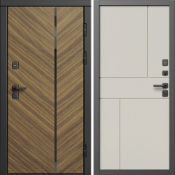 Входная дверь Termo-Door Санрайз - Горизонт Слоновая кость