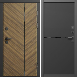 Входная дверь Termo-Door Санрайз - Нео Black