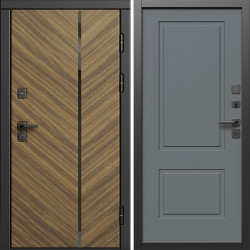 Входная дверь Termo-Door Санрайз - Нео Классика Грей Софт