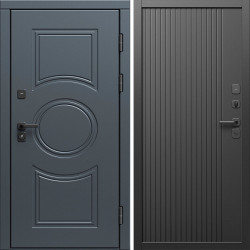 Входная дверь Termo-Door Сфера - Флэт Черный кварц