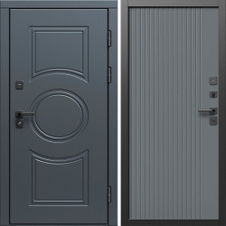 Входная дверь Termo-Door Сфера - Флэт Grey софт