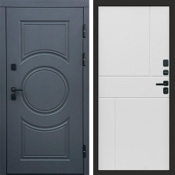 Входная дверь Termo-Door Сфера - Горизонт белый