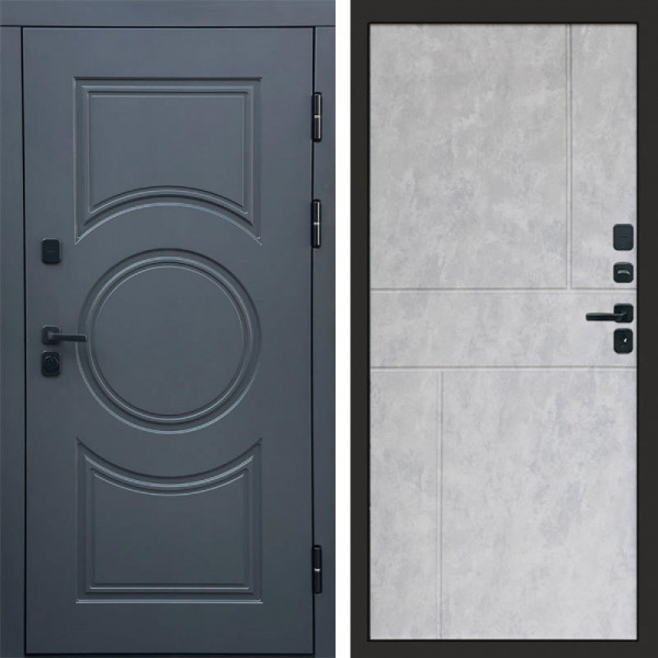 Входная дверь Termo-Door Сфера - Горизонт бетон светлый