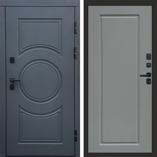Входная дверь Termo-Door Сфера - Гранд Grey софт