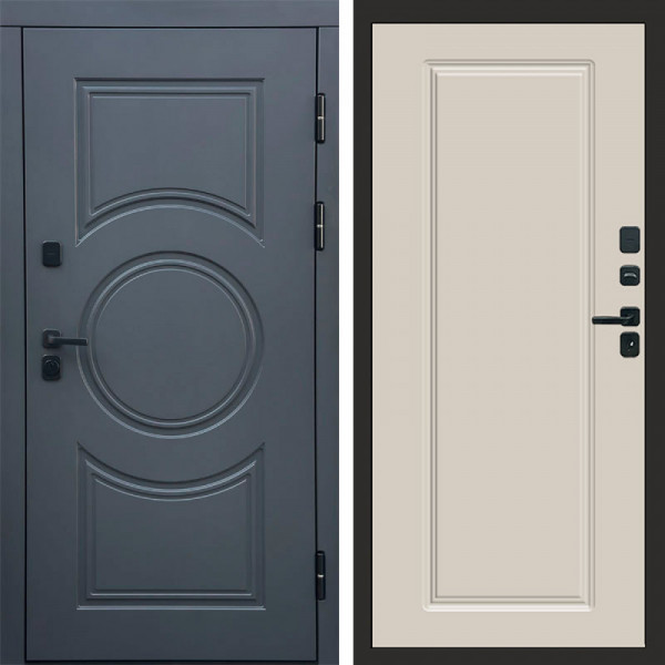 Входная дверь Termo-Door Сфера - Гранд Слоновая кость