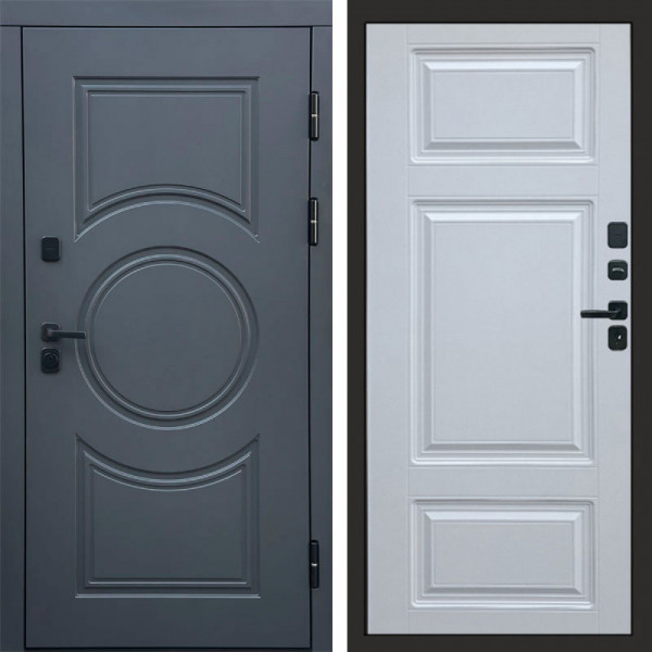 Входная дверь Termo-Door Сфера - Лион Белый софт