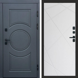 Входная дверь Termo-Door Сфера - Лучи белый