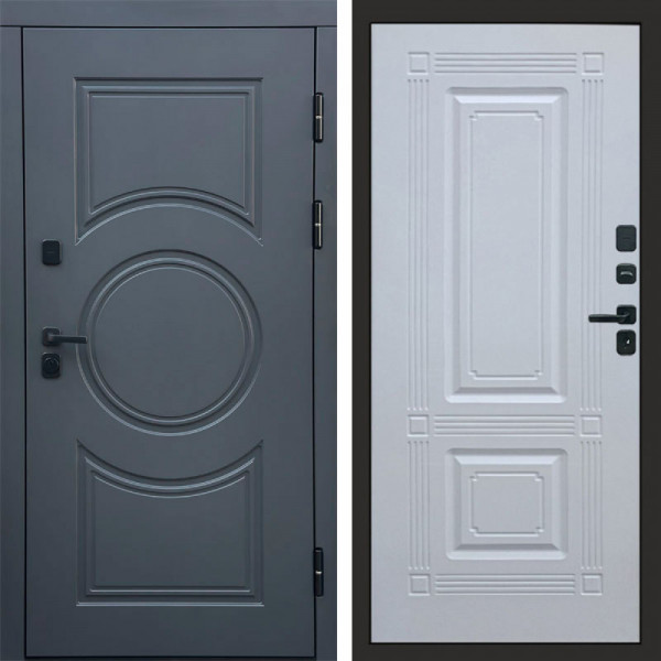 Входная дверь Termo-Door Сфера - Мадрид Белый софт