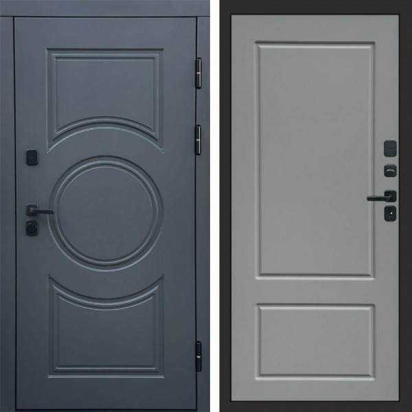 Входная дверь Termo-Door Сфера - Марсель Grey софт