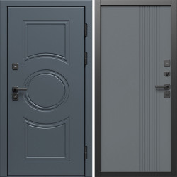Входная дверь Termo-Door Сфера - Страйп Грей Софт