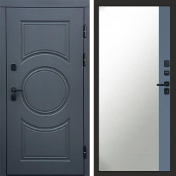 Входная дверь Termo-Door Сфера - Зеркало Фацет Grey софт