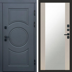 Входная дверь Termo-Door Сфера - Зеркало Слоновая кость