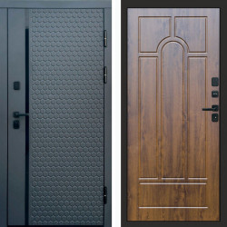 Входная дверь Termo-Door Simple Графит - Арка дуб