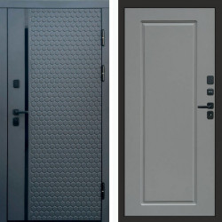 Входная дверь Termo-Door Simple Графит - Гранд Grey софт