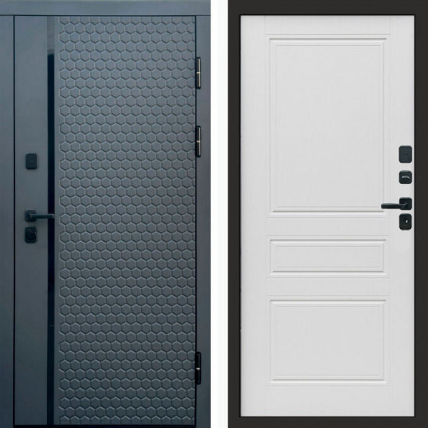 Входная дверь Termo-Door Simple Графит - Классика лиственница