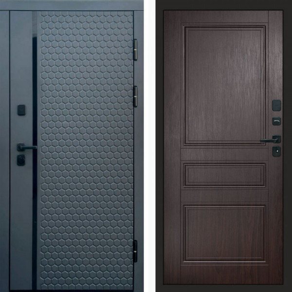 Входная дверь Termo-Door Simple Графит - Классика венге