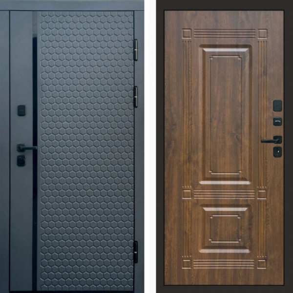 Входная дверь Termo-Door Simple Графит - Мадрид Дуб
