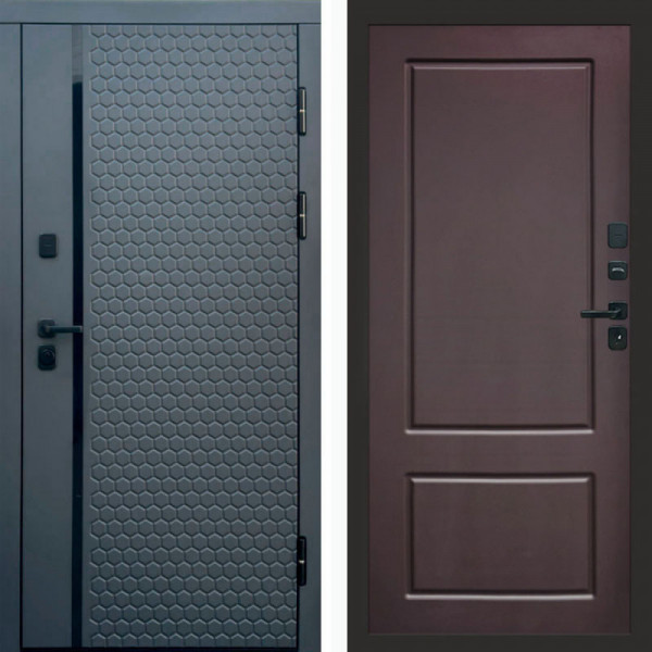 Входная дверь Termo-Door Simple Графит - Марсель Шоколад