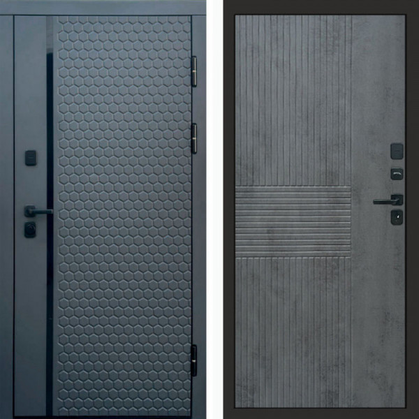 Входная дверь Termo-Door Simple Графит - Мастино Бетон темный