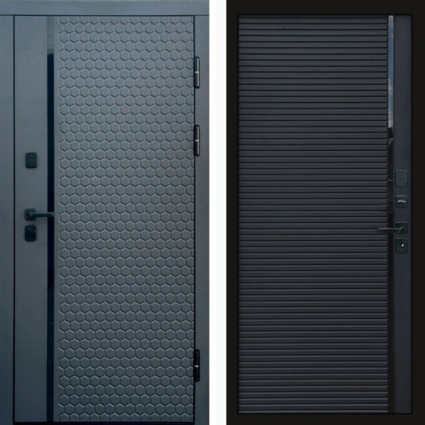 Входная дверь Termo-Door Simple Графит - Porte black