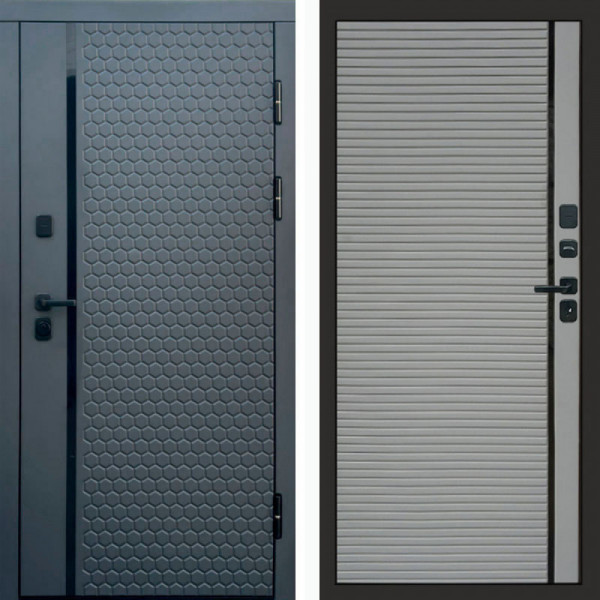 Входная дверь Termo-Door Simple Графит - Porte Grey софт