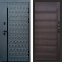 Входная дверь Termo-Door Simple Графит - Porte Шоколад