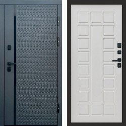 Входная дверь Termo-Door Simple Графит - Престиж бежевый матовый