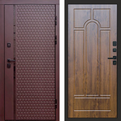 Входная дверь Termo-Door Simple Шоколад - Арка дуб