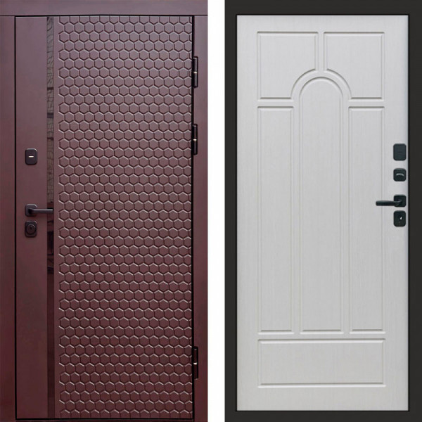 Входная дверь Termo-Door Simple Шоколад - Арка лиственница