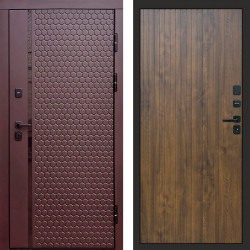 Входная дверь Termo-Door Simple Шоколад - Flat Дуб